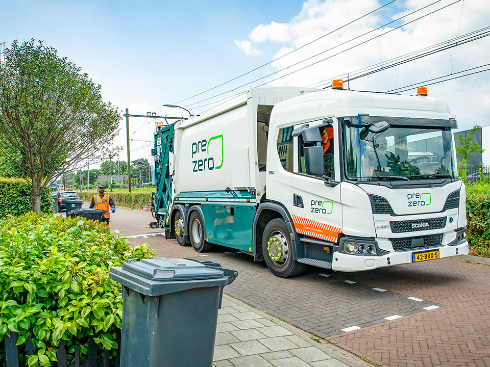 Afvalwagen van PreZero